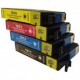 pack de 4 tinteiros compativeis para Epson, 18XL - 1811BK/1812C/1813M/1814Y