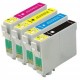 pack de 4 tinteiros compativeis para Epson, 18XL - 1811BK/1812C/1813M/1814Y