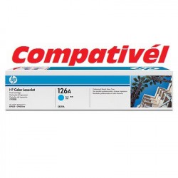 Toner Compativél HP 126A Cyan LaserJet Print Cartridge 