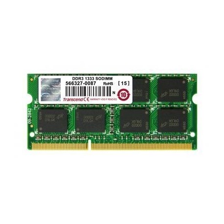 Dimm SO TRANSCEND 2GB DDR3 1333 Single Side - Retail