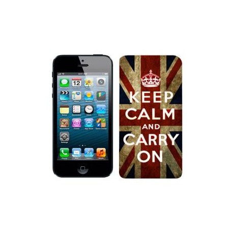 Capa traseira iPhone 5 Keep Calm