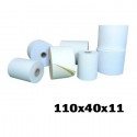 Pack 10 Rolos papel térmico 110x40x11
