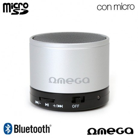 Coluna Música Bluetooth Cilindro Universal Omega 