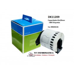 Etiquetas p/ Impressora Brother QL-500/550/560/570 62x29mm