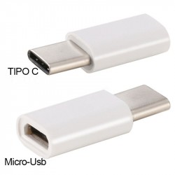 Adaptador Conector Micro-usb a Tipo C (Universal)