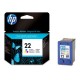 HP 22 Inkjet Print Cartridge, tri-colour (5 ml) 