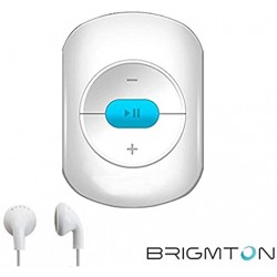 Leitor MP3 Brigmton (4GB) Azul
