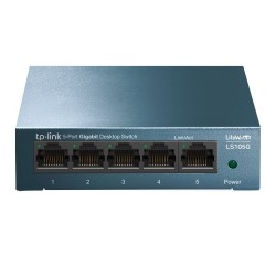 Switch TP-Link LS1005G LiteWave Gigabit 5 Portas Preto