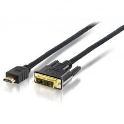 Cabo EQUIP HDMI/DVI Digital Adapter 2.0M M/M Preto